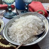 Side of plain rice  at Hola India in Jaco