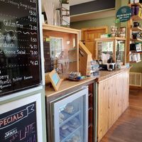 Inside at Numinous Coffee Roasters in Marble Falls