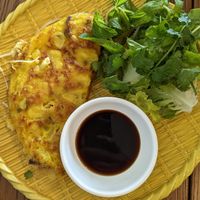 Rice pancake at Nem Viet on Mitchell in Bendigo
