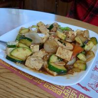 Almond tofu at China Delight in Oakhurst