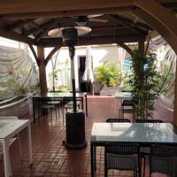 Tables outside #Veganuary at Seoul in Tijuana