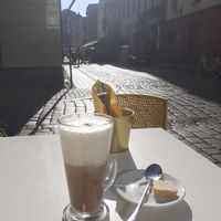 Soy Latte at Bułka in Torun
