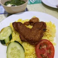 Cơm gà rô ti chay/Vegetarian roasted chicken rice (25k VND)  at Thuy in Da Nang