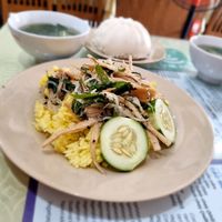 "Vegetarian Shredded Chicken and Rice" (Vegan) at Thuy in Da Nang
