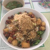 Vegetarian tiny mussels with rice at Thuy in Da Nang