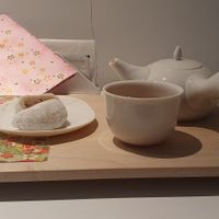 Chestnut mochi at Wagokoro in Belgrade