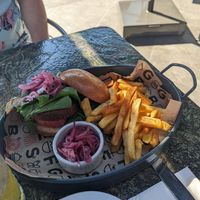 Vegan burger at BigChefs Konyaaltı in Antalya