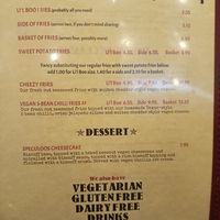 Menu III at Boo Koos in Falmouth