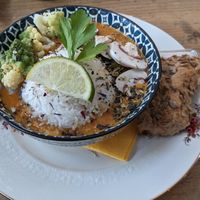 Veganes Thai Curry at L‘ Insalatina in Merano