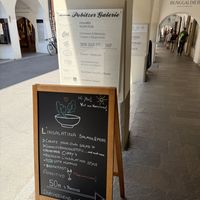 sign  at L‘ Insalatina in Merano