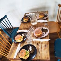 They also have a vegan burger option we could try 🤤 at Oh My Goodness Café in Strasbourg