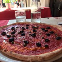 Pizza Siciliana at Gino's in Venice