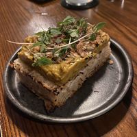 Curry on toastt  at Speak In Code in Manchester