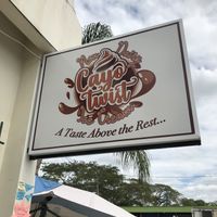 Sign at Cayo Twist in San Ignacio