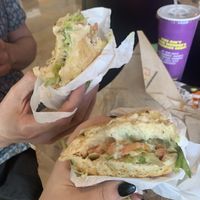 Handsome Owl on Dutch bread- one sandwich is definitely enough for two people   at Ike's Love & Sandwiches in Las Vegas