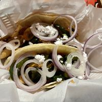 Spicy mushroom tacos   at Portal Brewing in Medford