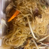 Singapore noodle. A lot of noodle. It’s ok. Needs more sauce. I would get it again still    at Viet Chay vegetarian cuisine in Toronto