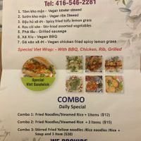   at Viet Chay vegetarian cuisine in Toronto