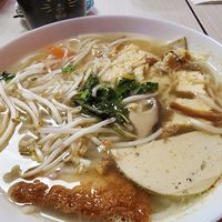 Bun vit mang - Noodles with fake duck and bamboo at Viet Chay vegetarian cuisine in Toronto