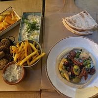 dinner  at Tel Aviv Urban Food in Warsaw