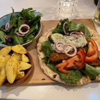 Gyros with soy meat  at Tel Aviv Urban Food in Warsaw