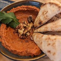 Red pepper spread at Tel Aviv Urban Food in Warsaw