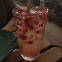 raspberry rose lemonade 🌹🍋 at Tel Aviv Urban Food in Warsaw