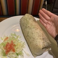 Big burrito and filling!!  at Rudy's in Santa Barbara