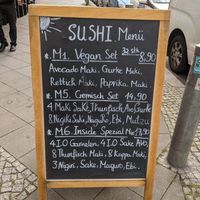 Vegan sushi set. at Pho Phan in Berlin