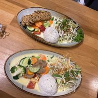 Mock chicken und duck curry   at Pho Phan in Berlin