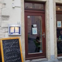 Outside at Dada in Regensburg