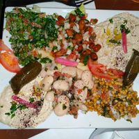 Assiette mezze: 1,2,3,5,7,8,9 at Allo Beirut in Paris