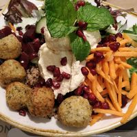 Falafel salad at MUC - Dean & David - T2 in Munich