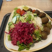 Falafel teriyaki bowl   at MUC - Dean & David - T2 in Munich