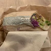 Falafel wrap  at MUC - Dean & David - T2 in Munich