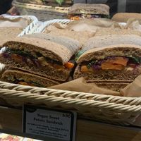 Sweet potatoes sandwichh  at MUC - Dean & David - T2 in Munich