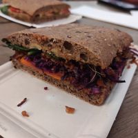 Vegan sandwich at MUC - Dean & David - T2 in Munich