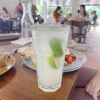 Citrus fizz at Riders Café in Central Singapore