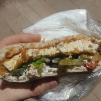 tofu sandwich at The Miznon in Dimona