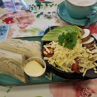 They made me a vegan salad at E & R Tearoom in Lutterworth