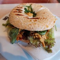 Shawarma Bagel (6.40€) at Coffee Fellows - Berliner Allee in Dusseldorf