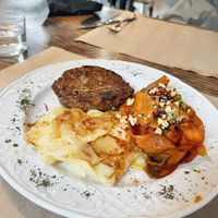 Hamburguesa de setas  at Biltegia in Navarra