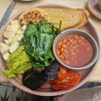 Vegan breakfast at All Things Nice in Marple