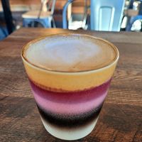 Oat Flat White. at Pete's Eats in Llanberis