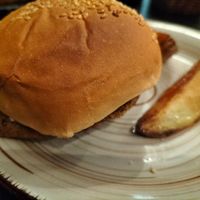 Hamburguesa vegana at La Paka in Huelva