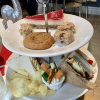 Fully vegan afternoon tea  at Taylor's in Llandudno