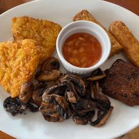 Vegan breakfast  at Taylor's in Llandudno