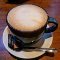 Oat Cappuccino. at Taylor's in Llandudno