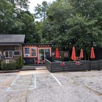 restaurant and outdoor seating at Naked Vegan in Greenville