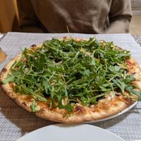 The vegan pizza at Estação Alfama Pizzaria in Lisbon